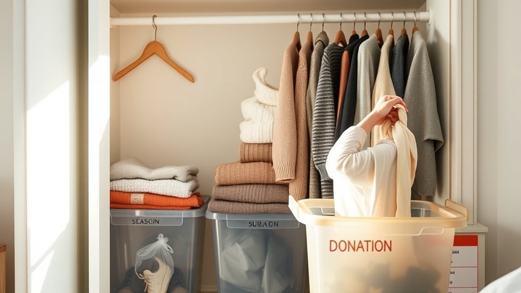 seasonal wardrobe organization tips