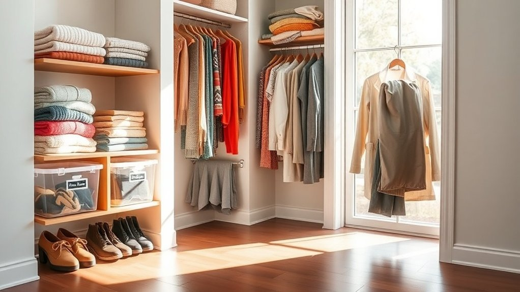 seasonal wardrobe space optimization