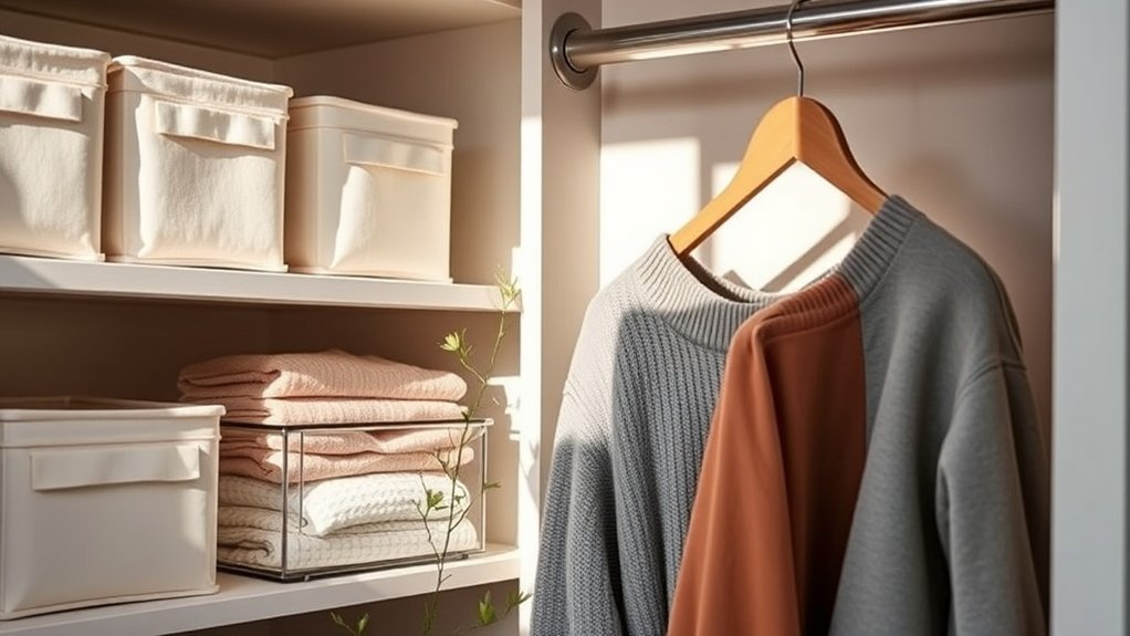 serene closet organization essentials