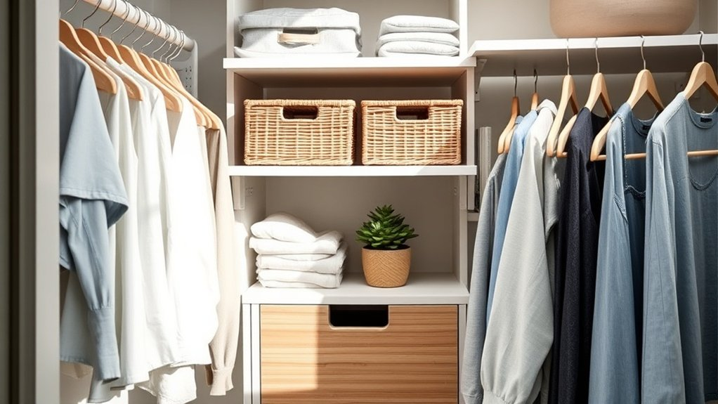 serene closet organization solutions