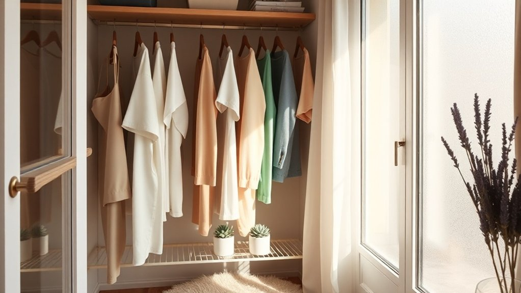 serene closet organization techniques