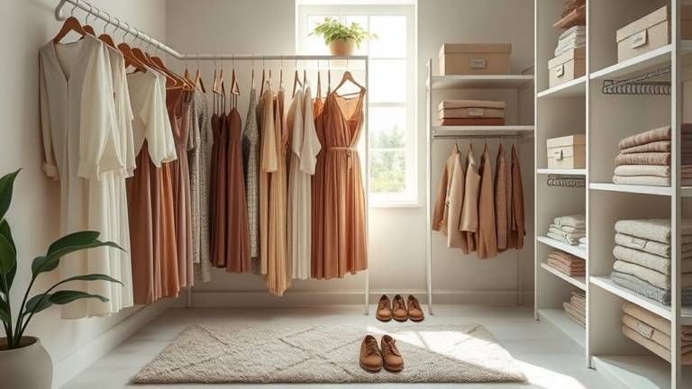 serene closet organization tips