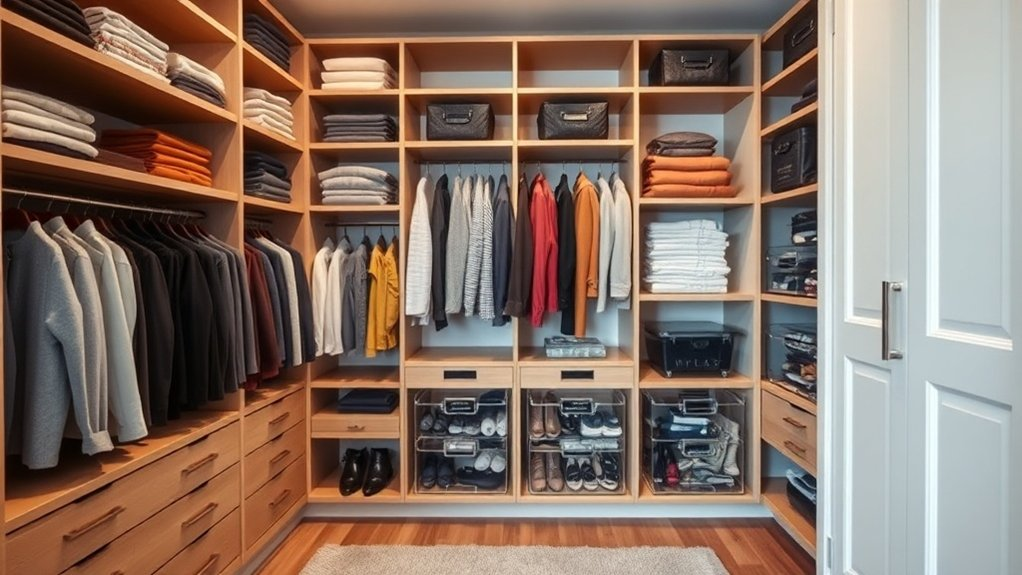 shared closet organization tips