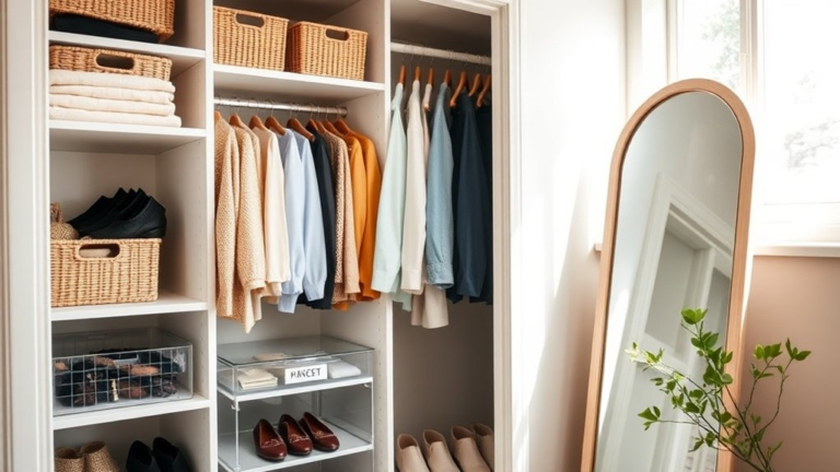 simple closet organization steps