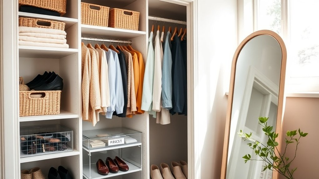simple closet organization steps