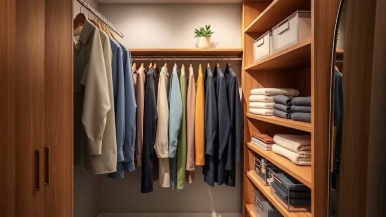 simple closet organization tips