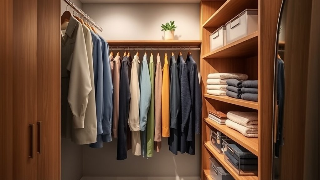 simple closet organization tips