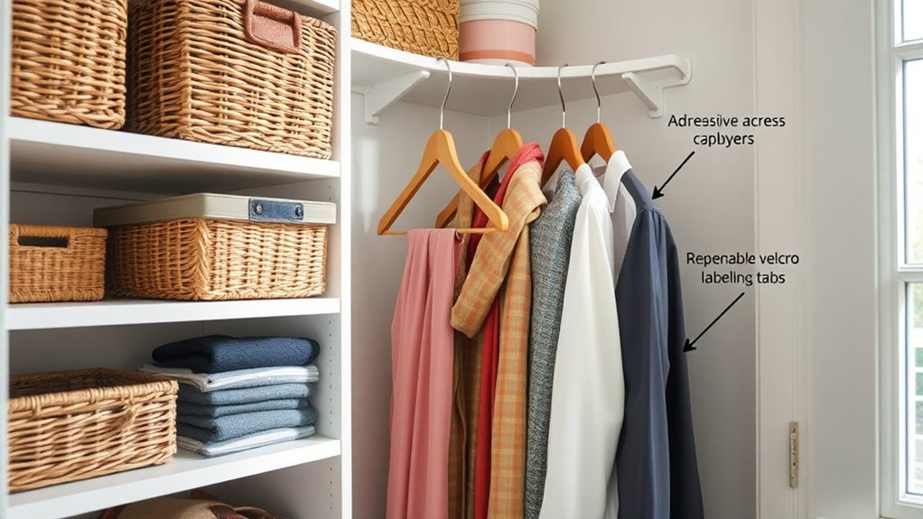 simple closet organizing solutions