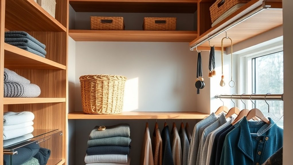 simple closet storage solutions