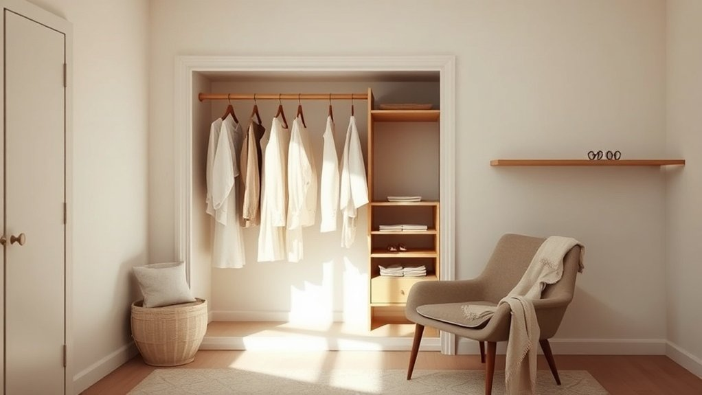 simplified closet enhanced well being