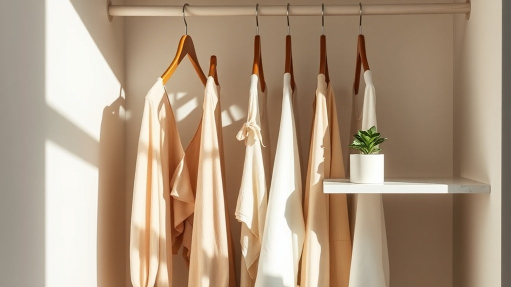 simplified wardrobe enhanced well being