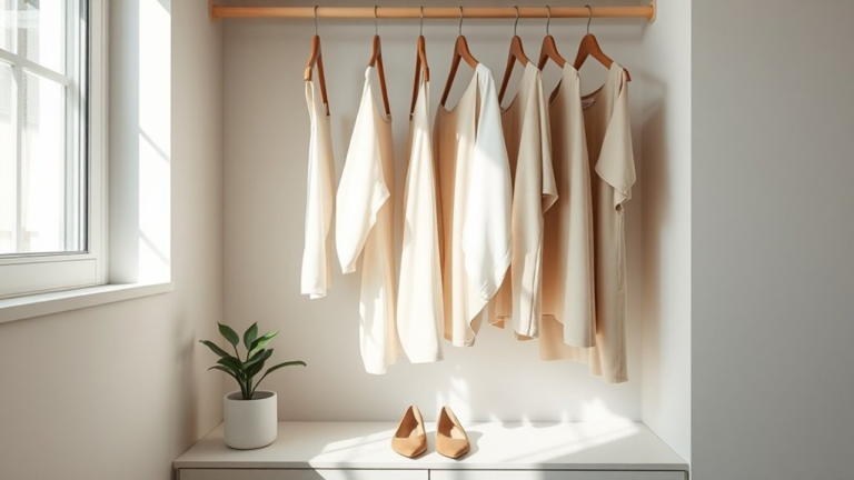 simplified wardrobe for clarity