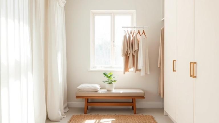 simplified wardrobe for serenity