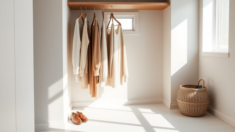 simplified wardrobe reduced anxiety