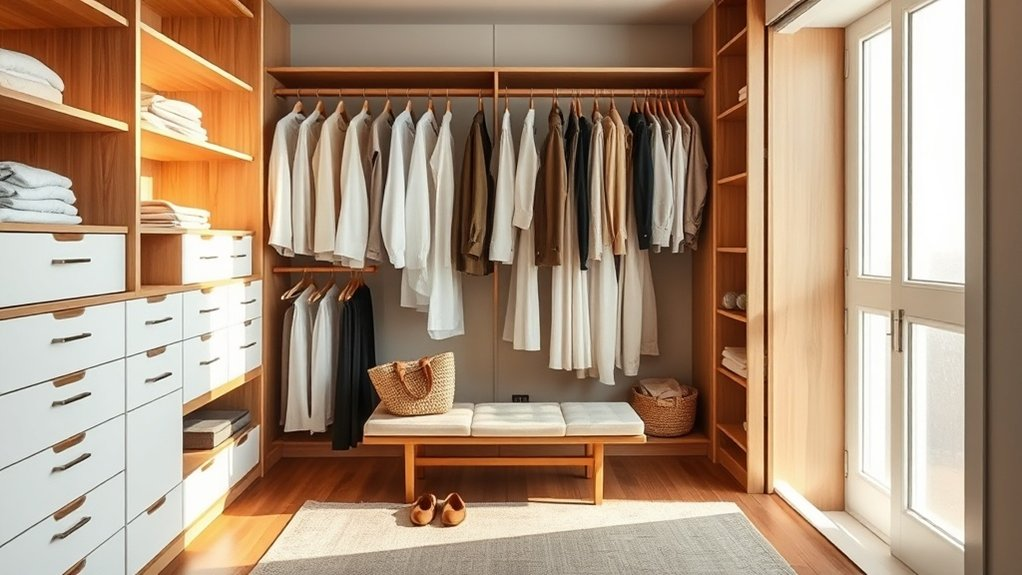simplified women s closet solutions