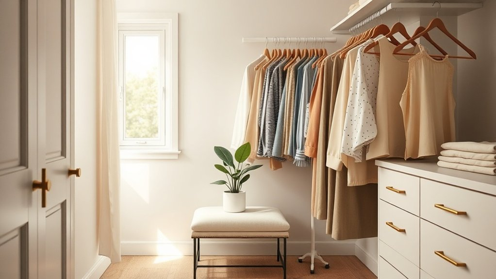 simplify closet reduce stress