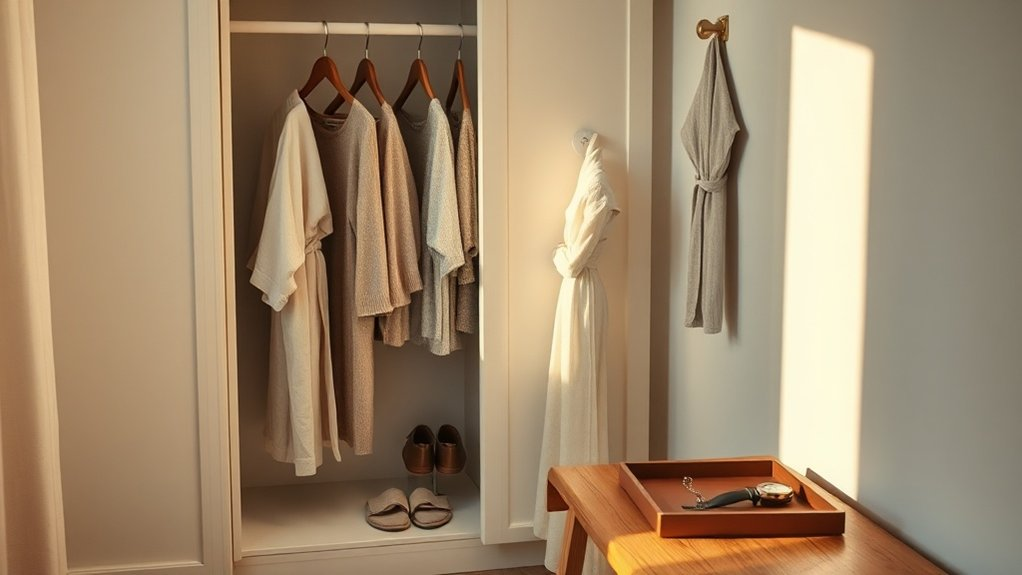 simplify wardrobe for clarity