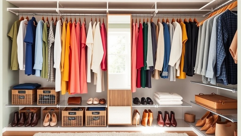 simplify your closet space