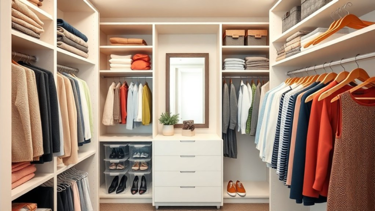 simplify your closet space
