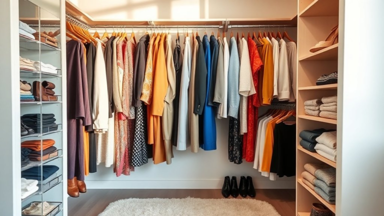 simplifying closet organization tools
