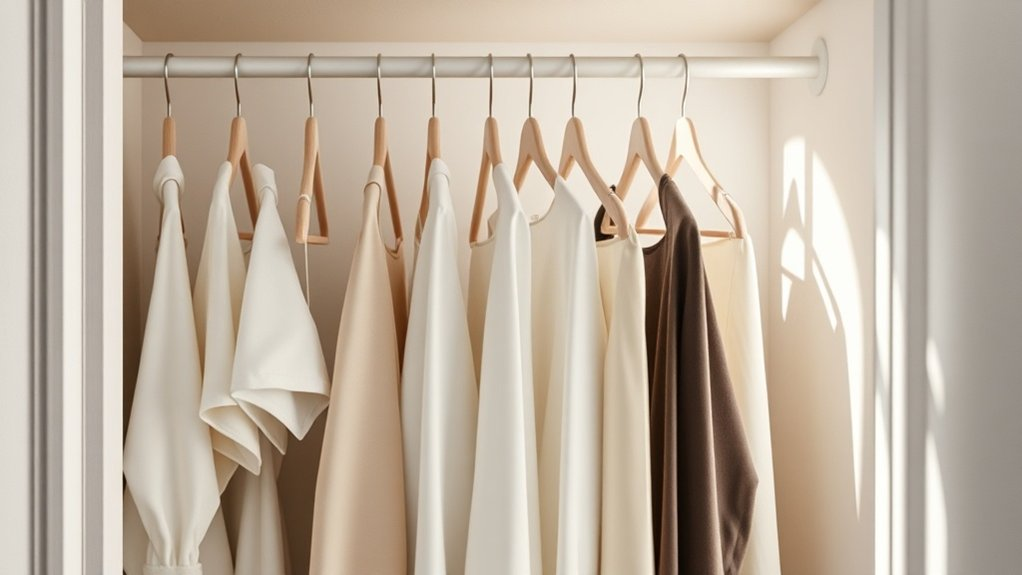 sleek space saving smart hangers