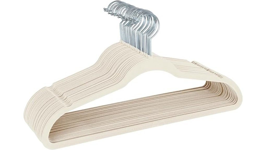 slim velvet hangers pack