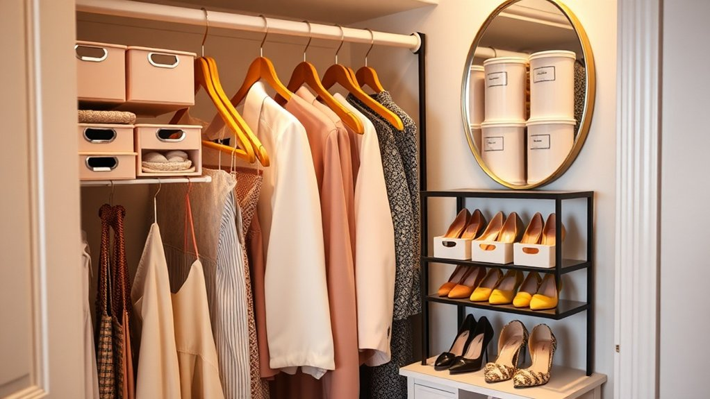 small closet organization solutions