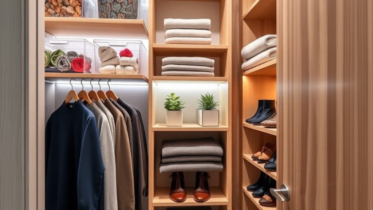 small closet organization tips