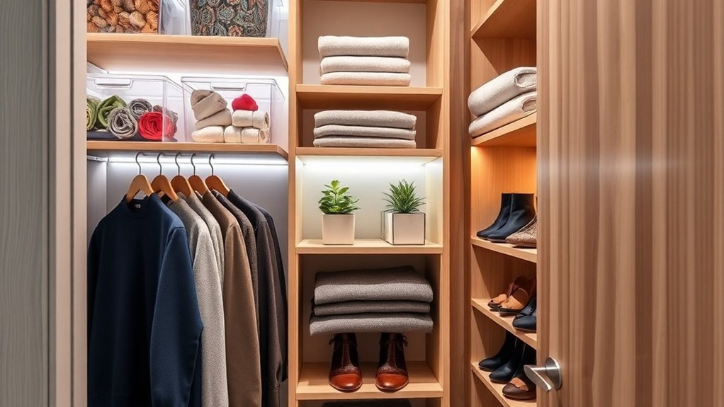 small closet organization tips
