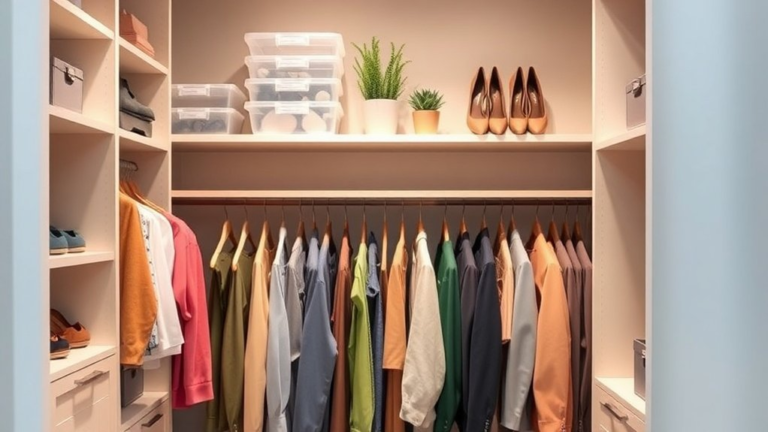 small closet organization tips