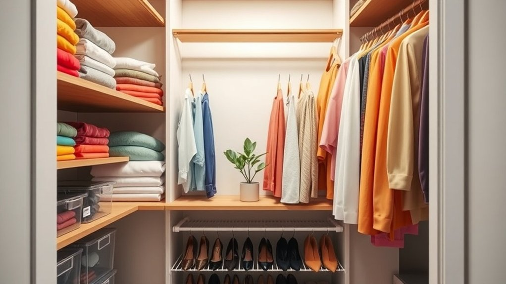 smart closet decluttering techniques