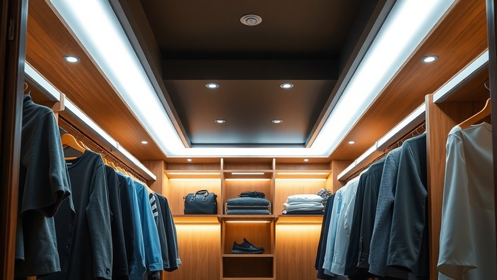 smart closet lighting choices