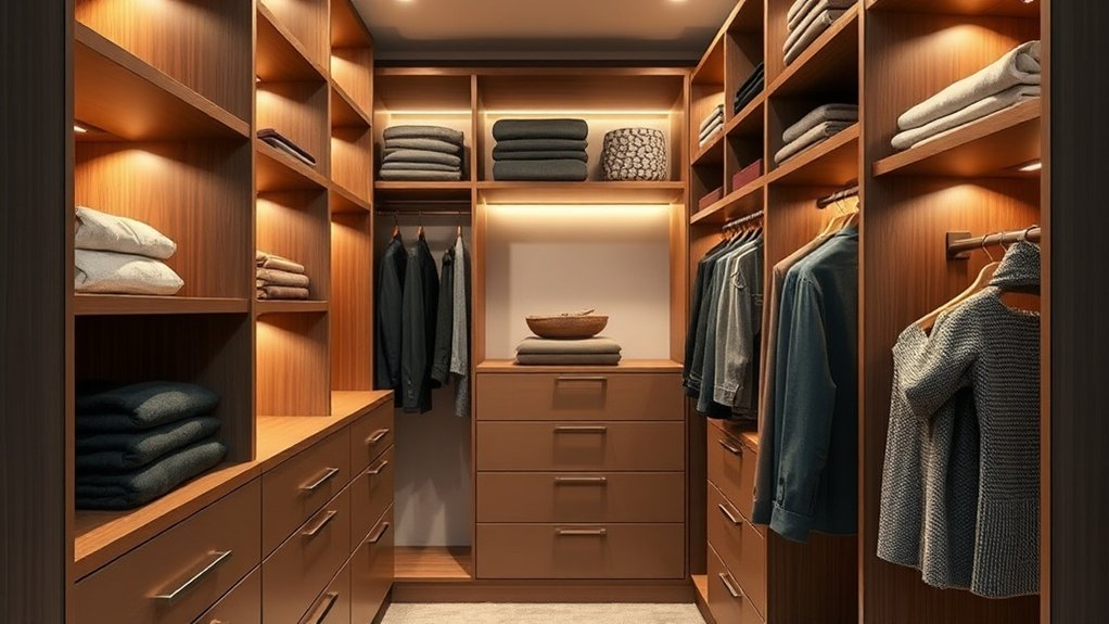 smart narrow closet solutions