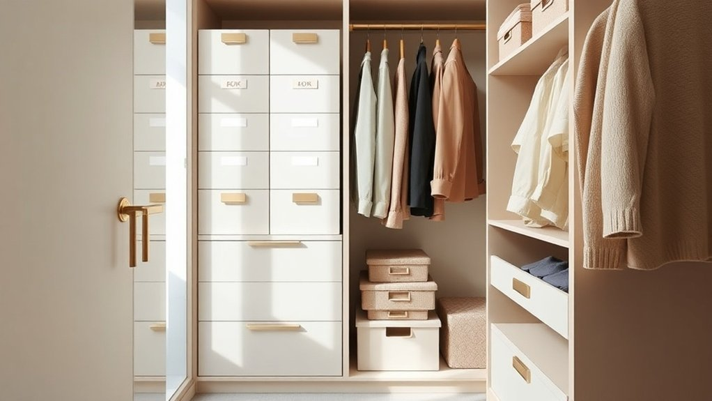 smart stylish closet storage