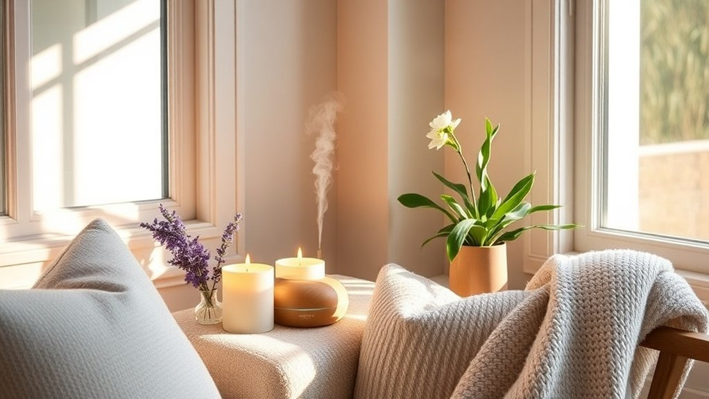 soothing scents create sanctuary