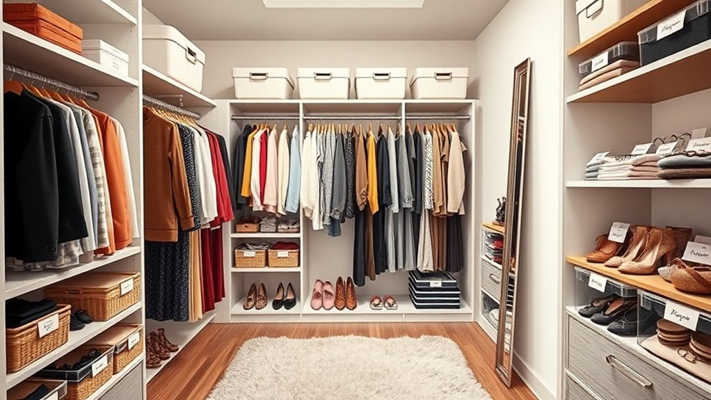 sort categorize declutter organize