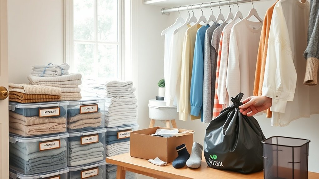 sort donate sell toss