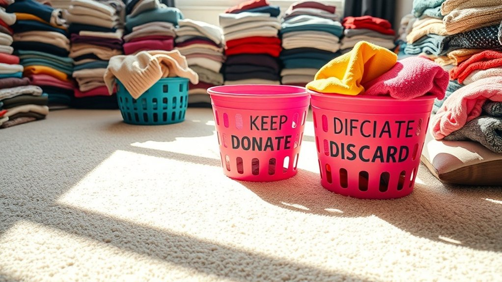 sort keep donate discard