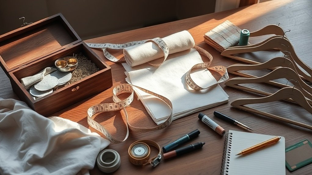 sorting mending organizing essentials