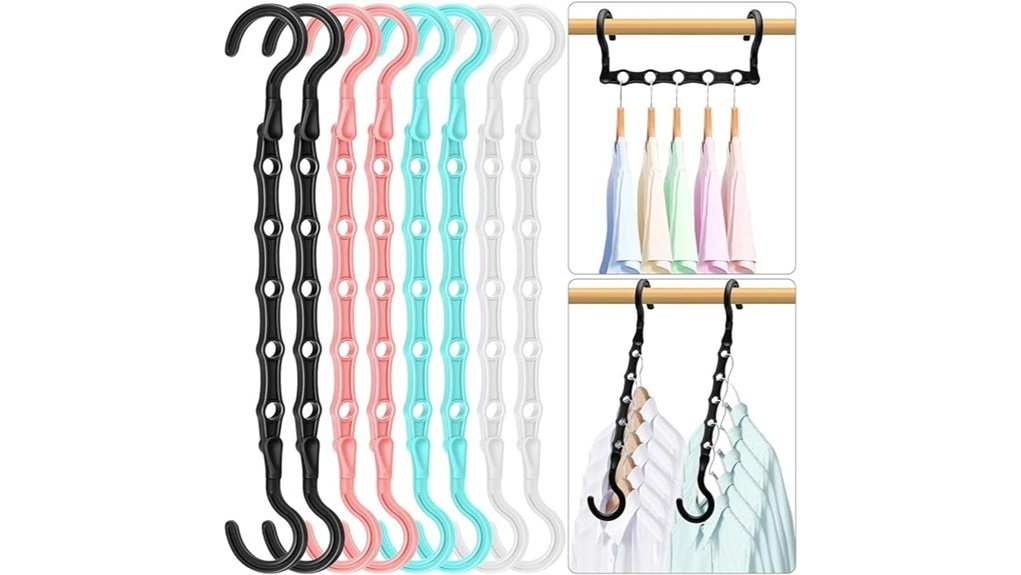 space saving closet organizer hanger