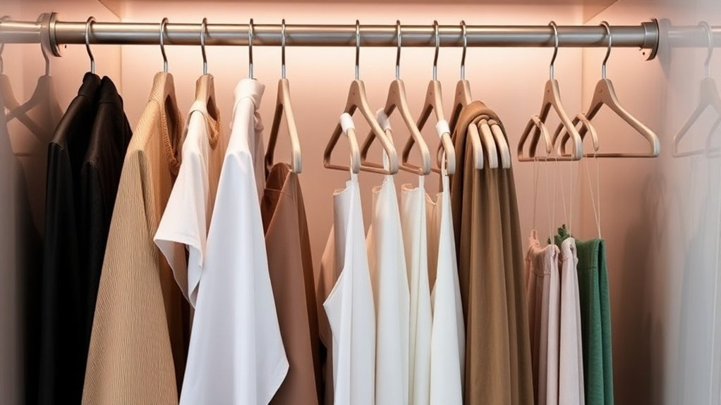 space saving multi functional hangers