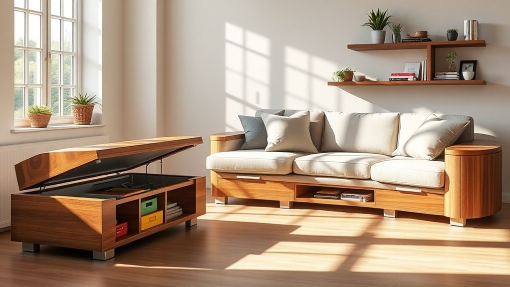 space saving multifunctional furniture solutions