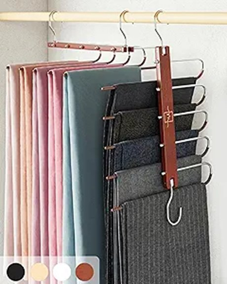 space saving pants hangers