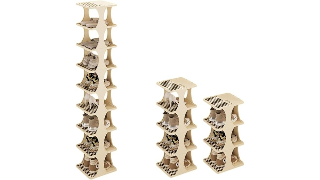 space saving shoe organizer