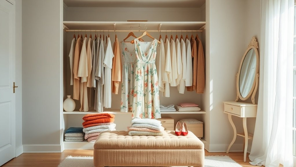 spark joy in wardrobe