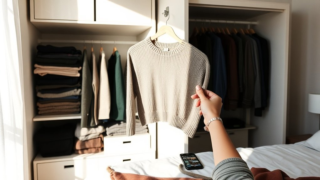 spot unworn closet items