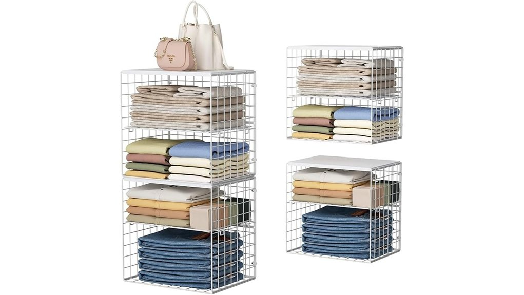 stackable closet storage solutions