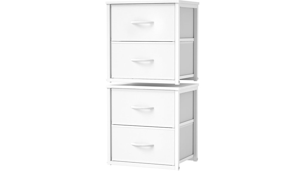 stackable wooden storage drawers