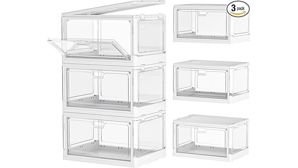 storage bins with lids