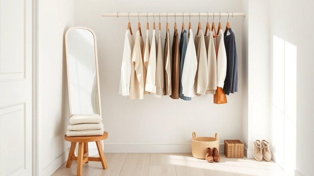 streamline closet simplify choices
